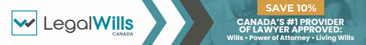 LegalWills.ca — Write a will, power of attorney or living will, 10% off